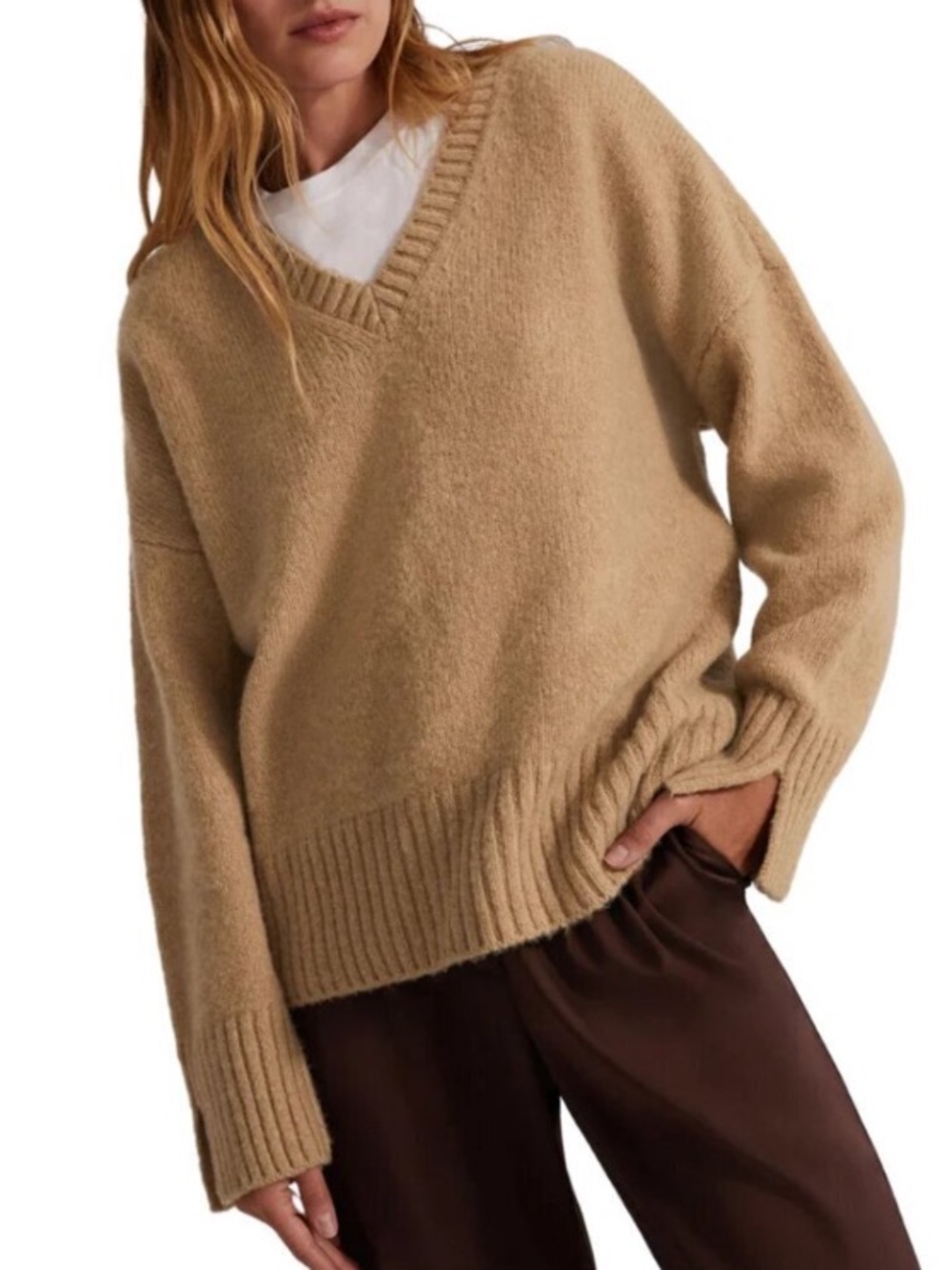Authentic Favorite Daughter Oversized Sweater wool, cashmere and nylon